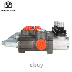 Hydraulic Directional Control Valve 13GPM Double Acting SAE 5 Spool