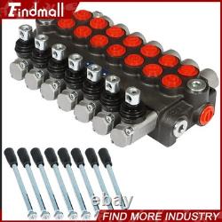 Hydraulic Directional Control Valve 13gpm P40 Double Acting Cylinder 7 Spool