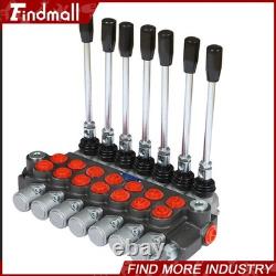 Hydraulic Directional Control Valve 13gpm P40 Double Acting Cylinder 7 Spool