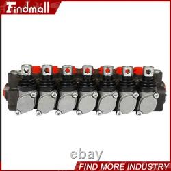 Hydraulic Directional Control Valve 13gpm P40 Double Acting Cylinder 7 Spool