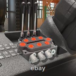 Hydraulic Directional Control Valve 25gpm Double Acting Cylinder Spool 3 Spool