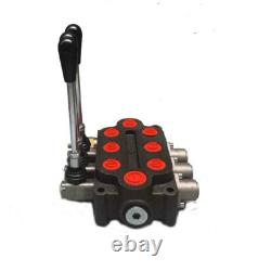 Hydraulic Directional Control Valve 25gpm Double Acting Cylinder Spool 3 Spool