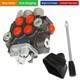 Hydraulic Directional Control Valve 2 Spool 11 GPM 3600 PSI SAE Ports for Sma