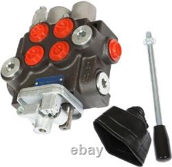 Hydraulic Directional Control Valve 2 Spool 11 GPM 3600 PSI SAE Ports for Sma