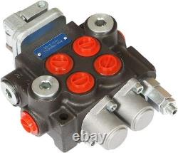 Hydraulic Directional Control Valve 2 Spool 11 GPM 3600 PSI SAE Ports for Sma