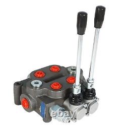 Hydraulic Directional Control Valve, 2 Spool 25 GPM Hydraulic Loader Valve, B