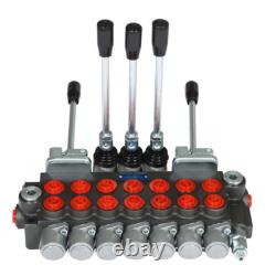 Hydraulic Directional Control Valve 40L11 gpm 2 Joystick BSPP Interface 7 Spool