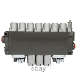 Hydraulic Directional Control Valve 40L11 gpm 2 Joystick BSPP Interface 7 Spool