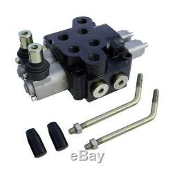 Hydraulic Directional Control Valve 4500PSI Max Double Acting Cylinder 2 Spools