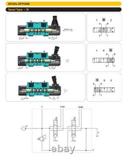 Hydraulic Directional Control Valve 45l/min for Double Acting Cylinders