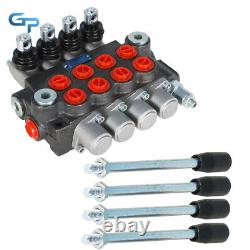 Hydraulic Directional Control Valve 4 Spool11gpm BSPP Interface NEW