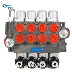 Hydraulic Directional Control Valve 4 Spool11gpm BSPP Interface NEW