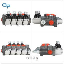 Hydraulic Directional Control Valve 4 Spool11gpm BSPP Interface NEW