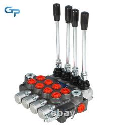 Hydraulic Directional Control Valve 4 Spool11gpm BSPP Interface NEW