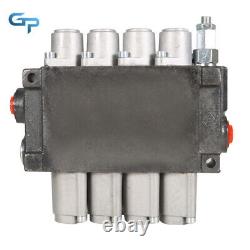 Hydraulic Directional Control Valve 4 Spool11gpm BSPP Interface NEW