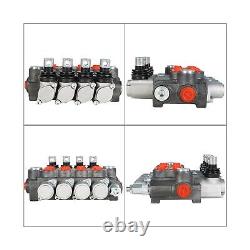 Hydraulic Directional Control Valve, 4 Spool 11 GPM Hydraulic Loader Valve, B