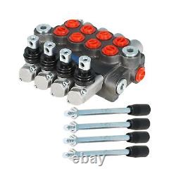 Hydraulic Directional Control Valve, 4 Spool 11 GPM Hydraulic Loader Valve, B