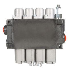 Hydraulic Directional Control Valve 4 Spool 11gpm BSPP Interface