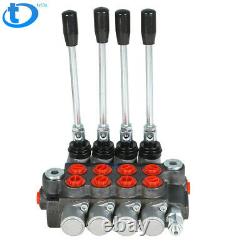 Hydraulic Directional Control Valve 4 Spool 11gpm, Double Acting Cylinder BSPP