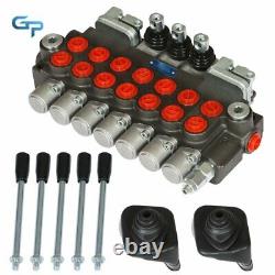 Hydraulic Directional Control Valve 7 Spool 11GPM, 40L, BSPP Interface 2 Joystick