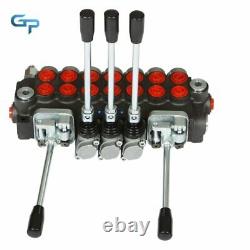 Hydraulic Directional Control Valve 7 Spool 11GPM, 40L, BSPP Interface 2 Joystick