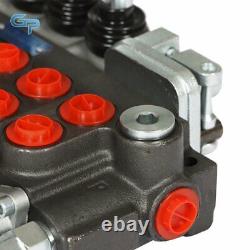 Hydraulic Directional Control Valve 7 Spool 11GPM, 40L, BSPP Interface 2 Joystick