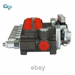 Hydraulic Directional Control Valve 7 Spool 11GPM, 40L, BSPP Interface 2 Joystick