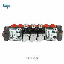 Hydraulic Directional Control Valve 7 Spool 11GPM, 40L, BSPP Interface 2 Joystick