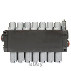 Hydraulic Directional Control Valve 7 Spool 13 GPM, 3600 PSI, SAE Interface