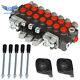 Hydraulic Directional Control Valve 7 Spool 2JOYSTICK 40L BSPP Port 11GPM