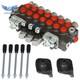 Hydraulic Directional Control Valve 7 Spool 2JOYSTICK 40L BSPP Port 11GPM