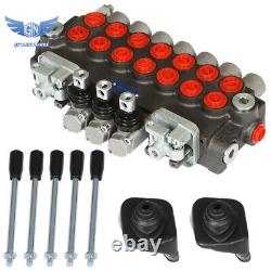 Hydraulic Directional Control Valve 7 Spool 2JOYSTICK 40L BSPP Port 11GPM