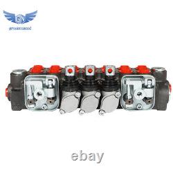 Hydraulic Directional Control Valve 7 Spool 2JOYSTICK 40L BSPP Port 11GPM