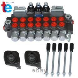 Hydraulic Directional Control Valve 7 Spool, 40L, 2 Joystick, BSPP Interface 11 gpm