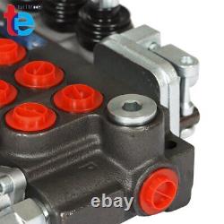 Hydraulic Directional Control Valve 7 Spool, 40L, 2 Joystick, BSPP Interface 11 gpm