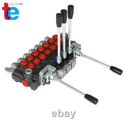 Hydraulic Directional Control Valve 7 Spool, 40L, 2 Joystick, BSPP Interface 11 gpm