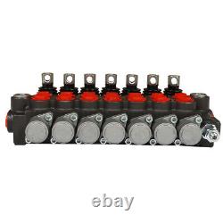Hydraulic Directional Control Valve P40 Double Acting Cylinder 7 Spool 13GPM