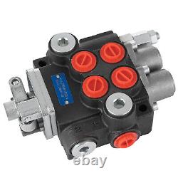 Hydraulic Directional Control Valve Tractor Loader with Joystick, 2 Spool, 11 GPM