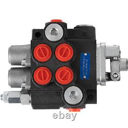 Hydraulic Directional Control Valve Tractor Loader with Joystick, 2 Spool, 11 GPM