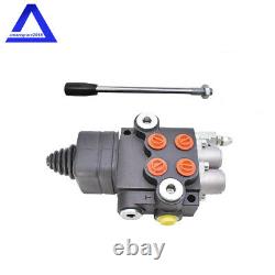 Hydraulic Directional Control Valve for Tractor Loader withJoystick 2 Spool 21GPM