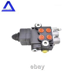 Hydraulic Directional Control Valve for Tractor Loader withJoystick 2 Spool 21GPM