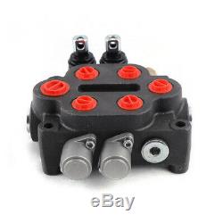 Hydraulic Directional Control Valve for Tractor Loader with Joystick, 2 Spool, 25