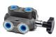 Hydraulic Double Selector Valve 6 Port 2 Position 20 GPM 1/2 NPT Metro DS04-20