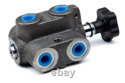 Hydraulic Double Selector Valve 6 Port 2 Position 20 GPM SAE 6 Metro DS06-20