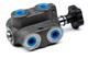 Hydraulic Double Selector Valve 6 Port 2 Position 20 GPM SAE 6 Metro DS06-20