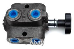 Hydraulic Double Selector Valve 6 Port 2 Position 20 GPM SAE 6 Metro DS06-20