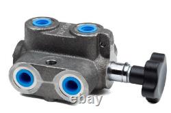 Hydraulic Double Selector Valve 6 Port 2 Position 20 GPM SAE 6 Metro DS06-20
