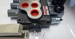 Hydraulic Flow Control Valve 3/4 BSP Ports 3 Spool 80 Lt/M MONOBLOCK TILT TRAY