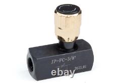 Hydraulic Flow Control Valve Carbon Steel 1 1/4 NPT 5000 PSI Dynamic