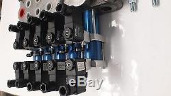 Hydraulic Flow Control Valve REMOTE CONTROL READY 1 5 Spool 80 LPM TILT TRAYS